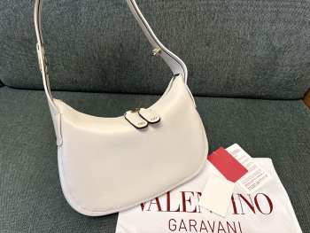 Uubags | Valentino hobo white bag 24x30x3cm