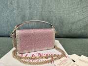  Uubags | Valentino Garavani Locò imitation crystal bag in pink 19x10.5x5cm - 6