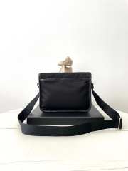 Uubags | Prada 2VD769 Re-Nylon and Saffiano leather bag in black 26x19x10cm - 6