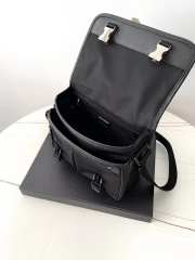 Uubags | Prada 2VD769 Re-Nylon and Saffiano leather bag in black 26x19x10cm - 2