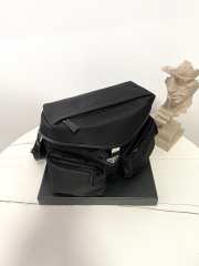 Uubags | Prada 2VD062 Re-Nylon and leather bag in black 29x23x15cm - 6