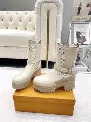 Uubags | Louis Vuitton Laureate Platform Chelsea Boot In White - 3