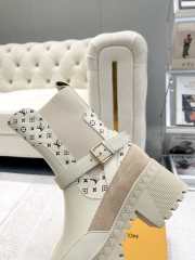 Uubags | Louis Vuitton Laureate Platform Chelsea Boot In White - 2