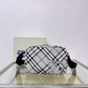 Uubags | Burberry Check Crossbody Bag In Lichen 25x12x18cm - 1