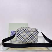 Uubags | Burberry Check Crossbody Bag In Lichen 25x12x18cm - 6