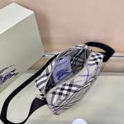 Uubags | Burberry Check Crossbody Bag In Lichen 25x12x18cm - 4