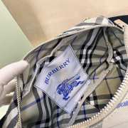 Uubags | Burberry Check Crossbody Bag In Lichen 25x12x18cm - 3