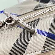 Uubags | Burberry Check Crossbody Bag In Lichen 25x12x18cm - 2