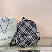 Uubags | Burberry Check Backpack In Black/calico 35x14x41cm - 2