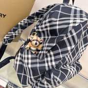 Uubags | Burberry Check Backpack In Black/calico 35x14x41cm - 3