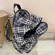 Uubags | Burberry Check Backpack In Black/calico 35x14x41cm - 5