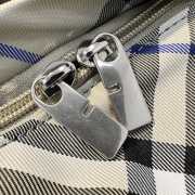 Uubags | Burberry Check Backpack In Lichen 35x14x41cm - 4