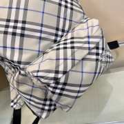 Uubags | Burberry Check Backpack In Lichen 35x14x41cm - 2