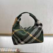 Uubags | Burberry Mini Peg Duffle Bag In Green 21.5x10.5x23cm - 1