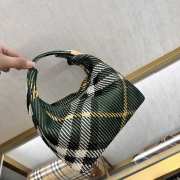 Uubags | Burberry Mini Peg Duffle Bag In Green 21.5x10.5x23cm - 3