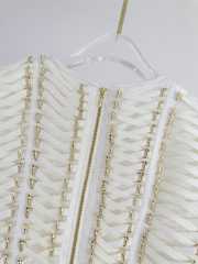 Uubags | Zimmermann White Lace-up Embellished Linen And Silk-blend Top - 5