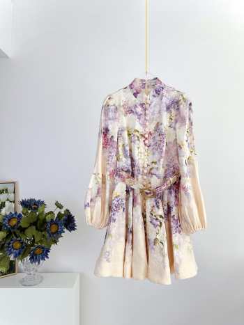 Uubags | Zimmermann Lyrical Buttoned Mini in Dreamy Floral 