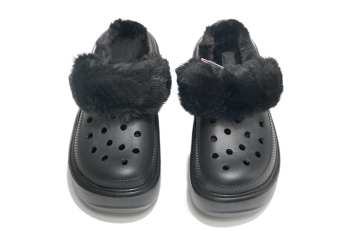 Uubags | 2307 Crocs Igloo low-top rabbit fur cotton shoes