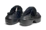 Uubags | 2307 Crocs Igloo low-top rabbit fur cotton shoes - 4