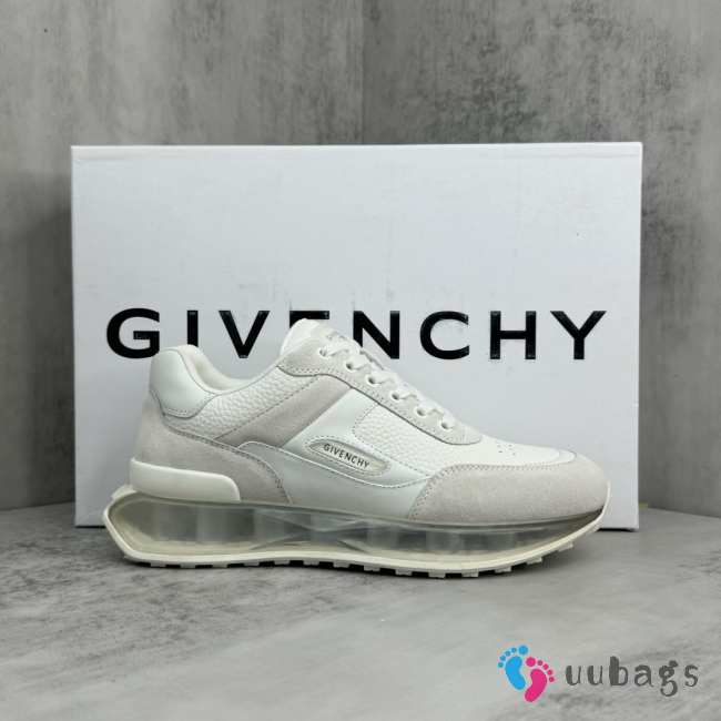 Uubags | Givenchy sneakers lightweight and technical transparent sole in white - 1