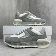 Uubags | Givenchy sneakers lightweight and technical transparent sole in grey/white - 4