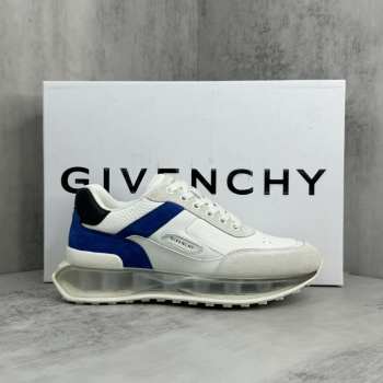 Uubags | Givenchy sneakers lightweight and technical transparent sole in blue/white