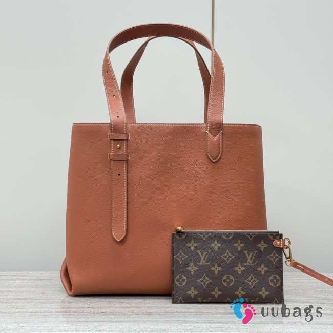 Uubags | Louis Vuitton M25342 Low Key Cabas MM Bag In Cognac Brown 47x30x14cm - 1