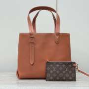 Uubags | Louis Vuitton M25342 Low Key Cabas MM Bag In Cognac Brown 47x30x14cm - 1