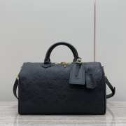 Uubags | Louis Vuitton M47186 Speedy Soft Bag In Black 30x17x21cm - 1