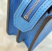 Uubags | Fendi Peekaboo ISeeU X-Cross Blue leather bag 23x14.5x6cm - 5