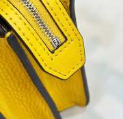 Uubags | Fendi Peekaboo ISeeU X-Cross Yellow leather bag 23x14.5x6cm - 5