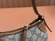 Uubags | Gucci Emblem super mini bag beige and brown monogram coated canvas 23x13x2cm - 3