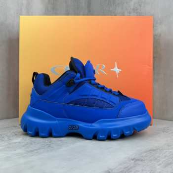 Uubags | Dior And Lewis Hamilton Snow Derby Shoe In Blue 4.5cm