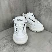 Uubags | Dior And Lewis Hamilton Snow Derby Shoe In White 4.5cm - 3