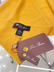 Uubags | Loro Piana Cashmere Scarf In Yellow - 6