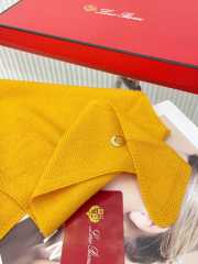 Uubags | Loro Piana Cashmere Scarf In Yellow - 3