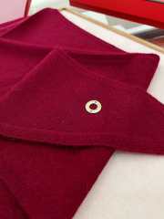 Uubags | Loro Piana Cashmere Scarf In Red - 4