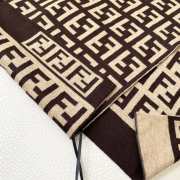 Uubags | Fendi FF scarf in brown 180x30cm - 2