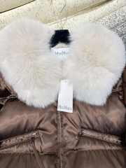 Uubags | MaxMara Down Jackets Fur Collar In Brown - 2