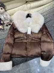 Uubags | MaxMara Down Jackets Fur Collar In Brown - 6