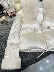 Uubags | MaxMara Down Jackets Fur Collar In White - 2