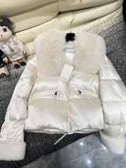 Uubags | MaxMara Down Jackets Fur Collar In White - 4