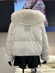 Uubags | MaxMara Down Jackets Fur Collar In White - 6