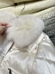 Uubags | MaxMara Down Jackets Fur Collar In White - 5