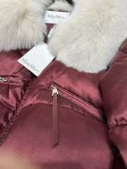 Uubags | MaxMara Down Jackets Fur Collar In Red - 4