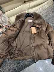 Uubags | Miu Miu Down Jackets Fur Collar In Brown - 4