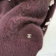 Uubags | Chanel Pullover Cashmere & Silk Burgundy & White - 3