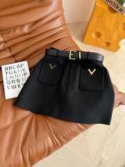 Uubags | Valentino Felt skirt with V-shaped buttons attached  - 2