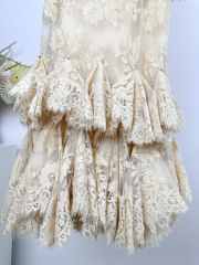 Uubags | Zimmermann Eden Lace Handkerchief Dress in White - 6