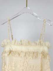 Uubags | Zimmermann Eden Lace Handkerchief Dress in White - 5